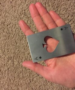 Bottle Opener-Stainless Steel Credit Card Size Casino Bottle Opener for Your Wallet-2 pcs Poker 2 Pcs 13 81e2ddKmdbL 1