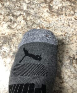 Puma Men's No show Sport Socks, Moisture Control, Arch Support (8 Pair) 6-12 Black 19 81e38WA a3L