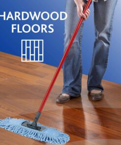 O-Cedar Dual-Action Microfiber Sweeper Dust Mop,Red 16 81e4m3rWZBL