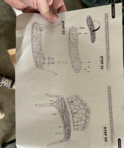 Giantex Outdoor Garden Bench Iron Patio Benches for Outdoors, Porch Bench Chair with Curved Legs Cast Aluminum Rose Antique Style, Green Antique Green 22 81e5A6JCioL