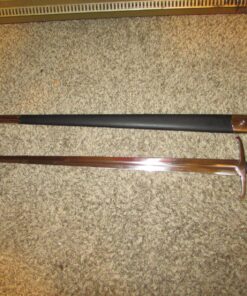 IndiaCraft 15th Century Hand-and-A-Half Full Tang Tempered Battle Ready Hand Forged Sharp Sword 11 81e6V1XeCNL