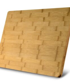 Heim Concept Organic Bamboo Cutting Boards for Kitchen Extra Large Chopping Board with Juicy Groove Perfect for Meat, Vegetables, Fruits, Cheese (18x12x3/4) 24 81e8R aal2L