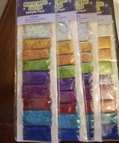 Sulyn Holographic Glitter Sample Pack, Non-Toxic Variety Pack, 9 Assorted Colors, 0.63 ounces, 18 grams, SUL6654-97 45 81e8YJ3I8uL
