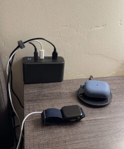 Anker 525 Charging Station, 7-in-1 USB C Power Strip for iphone13/14, 5ft Extension Cord with 3AC,2USB A,2USB C,Max 65W Power Delivery Desktop Accessory for MacBook Pro, Home, Office (Phantom Black) Phantom Black-Round Extension Cord 34 81e8mV sKIL