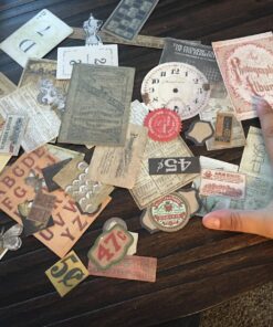 Tim Holtz Idea-ology Thrift Shop Ephemera Pack, 54 Count 26 81e9t3NKcsL