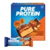 Pure Protein Bars, High Protein, Nutritious Snacks to Support Energy, Low Sugar, Gluten Free, Chocolate Peanut Caramel, 1.76oz, 12 Pack (Packaging May Vary) 25 81eBbcxIIfL