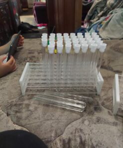 Karter Scientific 208U2 Plastic Test Tube Rack for 15/18 mm Tubes, Holds 50, Detachable (Single) PACK OF 1 31 81eBhwqfWL