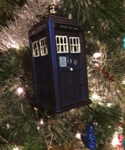 Kurt Adler 4.25-Inch Doctor Who Tardis Glass Figural Ornament 39 81eBvq0g TL