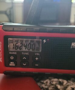 Midland - ER210 Emergency Compact Crank Weather AM/FM Radio - Multiple Power SOS Emergency Flashlight, NOAA Weather Scan + Alert 33 81eC2PZpp6L