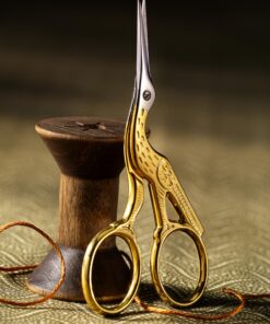 Fiskars Gingher Stork Embroidery Scissors (3 ½ in.), Gold 3.5" Gold 22 81eCgMsH L