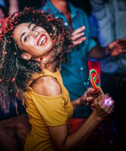 Fun Central 24 Pack - LED Light Up Jelly Rings | in Bulk | Assorted Colors | Flashing Rings Party, Easter Egg Hunts Raves EDM Concerts Sensory Toys for Kids 19 81eDOGdUMcL