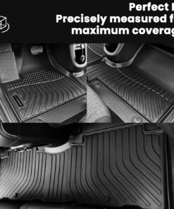 Auxko All Weather Floor Mats Cargo Liner Fit for Honda CR-V 2023 2024 (Not Hybrid) TPE Rubber Liners Set CRV Accessories Cargo Liner for Lowest Position floor+lower cargo mat 23-24 non hybrid 7 81eEAfDHdCL