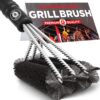 Grill Brush - Grill Cleaner Brush Grill Accessories for Outdoor Grill - Safe BBQ Brush for Grill Cleaning - Heavy Duty 17" Grill Brushes Grill Brush 24 81eFAS7PcL