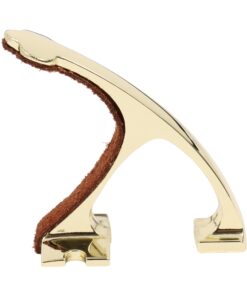 Allen Company Shotgun and Rifle Brass Wall Mount Hooks - Heavy-Duty Gun Rack - Shooting Accessories for Home - Comes with Four Brass-Plated Screws - One Pair 29 81eFXYPZdgL
