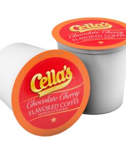 Cella's Chocolate Cherry Flavored Coffee, Compatible With 2.0 Keurig K Cup Brewers, 40 Count (Pack of 1) 17 81eHVzBSYpL