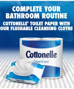 Cottonelle CleanCare Family Roll + Toilet Paper, Bath Tissue, 18 Toilet Paper Rolls 22 81eHyYIfauL