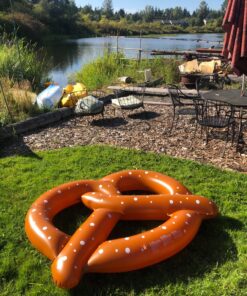 Swimline Giant Pretzel Swim Fun Inflatable Floating Seat, 1-Pack 34 81eIqtjSYKL