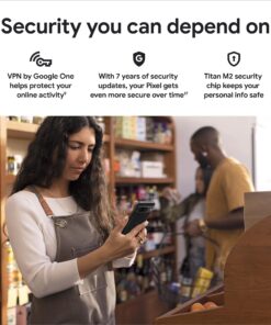 Google Pixel 8 - Unlocked Android Smartphone with Advanced Pixel Camera, 24-Hour Battery, and Powerful Security - Obsidian - 128 GB Phone Only 19 81eKg 3vWEL