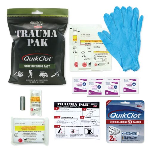 Adventure Medical Kits Trauma Pak with QuikClot Black one_size