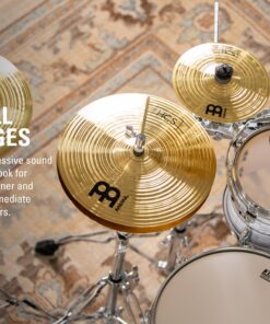 Meinl Cymbals HCS Hihats Cymbals for Drum Set, Made in Germany — Traditional Medium Brass, 2-Year Warranty, 13" Hi hat Pair (HCS13H) 18 81eL8ve0UyL