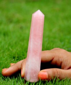 Jet Genuine Rose Quartz Obelisk Tower Booklet Jet International Crystal Therapy Jumbo Facet Aura Rock Crystal Natural 10 81eLN5IASuL