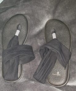 Sanuk Women's Yoga Sling 2 Metallic LX 7 Black 26 81eLgiZmjYL