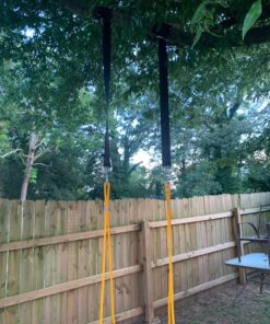 DCAL Gear Tree Swing Hanging Straps Kit - Easy & Fast Installation - 5ft Extra Long Straps Hold 2000 lb - Safer Lock Snap Carabiner Hooks Perfect to Tree Swing, Swing Sets, Tire Swing & Hammock 43 81eLrEm4aAL