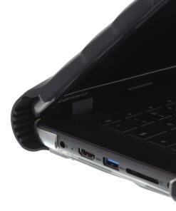 Gumdrop Cases Droptech Chromebook Case for Lenovo Chromebook N42 Rugged Shock Absorbing Cover 80US0003US, Black Black / Smoke 11 81eMhfgQ5aL