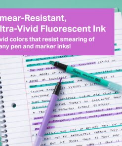 SHARPIE Highlighter, Clear View Highlighter with See-Through Chisel Tip, Stick Highlighter, Assorted, 12 Count 1 Count (Pack of 12) 22 81eO125zFIL