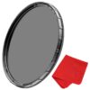72mm X2 CPL Circular Polarizing Filter for Camera Lenses - AGC Optical Glass Polarizer Filter with Lens Cloth - MRC8 - Nanotec Coatings - Weather Sealed by Breakthrough Photography 72mm 77 81eOPg0nZFL 1