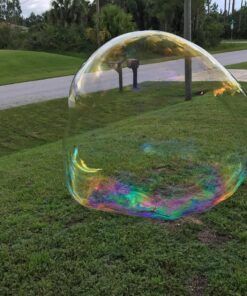 The Original Giant Bubble Wand Makes The World's Longest Bubbles, Over 36 feet Long, Includes 2.7 Gallons of Giant Bubble Solution, Non-Toxic Certified 37 81eP2n7 hL
