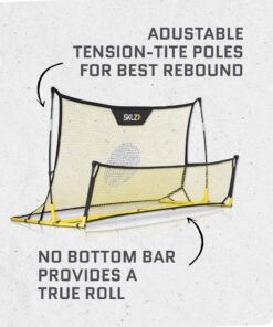 SKLZ Quickster Soccer Trainer Portable Soccer Rebounder Net for Volley, Passing, and Solo Training 15 81ePak8UtTL