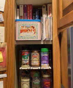 Vertical Spice - Cabinet Mounted Spice Rack Organizer - 3 Drawers, 30 Capacity - Sliding Cabinet Organizer - Pullout Shelves for Pantry Organization - Seasoning Storage - 6.9'' W x 10.75'' H x 10.6" D 6.9" W x 10.75" H x 10.6" D (222x2x11 DC) 35 81eQZ6xB6oL