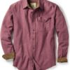 CQR Men's All Cotton Flannel Shirt, Long Sleeve Casual Button Up Plaid Shirt, Brushed Soft Outdoor Shirts Solid Wild Pink XX-Large Tall 50 81eQaaB8UL