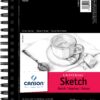 Canson 100510850 Pro-Art Artist Series Universal Sketch Pad, 5.5" x 8.5" Side Wire 45 81eQfflyXEL