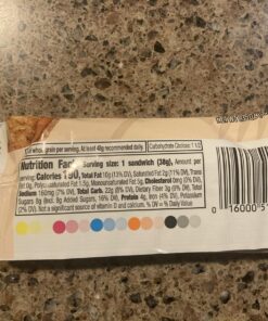 Nature Valley Biscuit Sandwiches, Peanut Butter, 1.35 oz, 10 ct 10 Count (Pack of 1) 30 81eR5hFEEHL