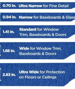 Scotch Painter's Tape Original Multi-Surface Painter's Tape, 2.83 Inches x 60 Yards, 1 Roll, Blue, Paint Tape Protects Surfaces and Removes Easily, Multi-Surface Painting Tape for Indoor and Outdoor Use 18 81eS8y5pL4L 1