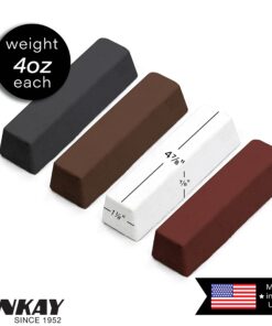 ENKAY - Jewelers Rouge & Polishing Compound Kit, 4 pc. (U.S. Made) 9 81eSnzbHWCL