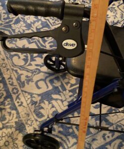 DMI Adjustable Designer Cane with Offset Handle, Comfort Grip and Strap, Tiny Flowers, FSA and HSA Eligible 27 81eTYjj2Q8L