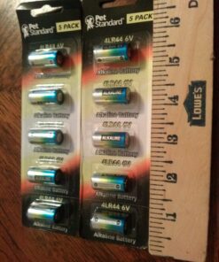 10 Pack 4LR44 / 476A / PX28A / A544 / K28A / L1325 Dog Collar 6V PetStandard Brand 31 81eUgtgIn9L