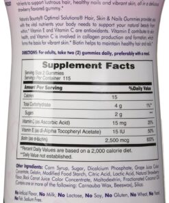 Nature's Bounty Hair Skin and Nails, 230 Gummies, 230 Count (Pack of 1) 18 81eV5PR kPL