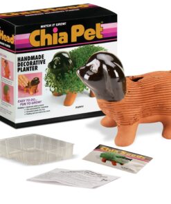 Chia Pet Puppy with Seed Pack, Decorative Pottery Planter, Easy to Do and Fun to Grow, Novelty Gift, Perfect for Any Occasion 7 81eV8PI5kL