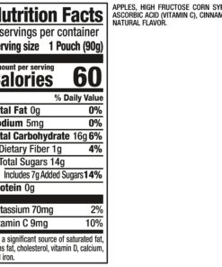 Mott's Cinnamon Applesauce, 3.2 oz clear pouches, 24 Count (6 Packs of 4) 3.2 Fl Oz (Pack of 24) 23 81eVETs9tMS