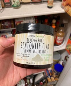 Molivera Organics Bentonite Clay for Detoxifying and Rejuvenating Skin and Hair, 16 oz. 38 81eWnUg9ESL