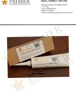 Premier Copper Products C900-ORB Universal Copper Sink Installation Silicone, Oil Rubbed Bronze 14 81eYH8xPl6L