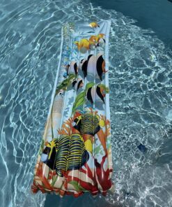 INTEX Inflatable Floating Fashion Mat: Durable Vinyl – 2 Air Chambers – 220lb Weight Capacity – Style May Vary – One Mat 17 81eZiKsBfHL