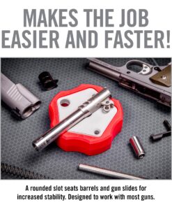 Real Avid Smart Bench Block - Premium Universal Armorers Block Made with Non-Marring Materials, Non-Slip Bench Block For Glock, 1911 & Other Guns, Magnetic Block Captures & Holds Small Pins Securely 28 81ea4ZJsIL