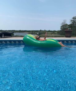 Jasonwell Inflatable Avocado Pool Float Floatie with Ball Water Fun Large Blow Up Summer Beach Swimming Floaty Party Toys Lounge Raft for Kids Adults (XL) Avocado-XL 39 81ebIHBxE2L
