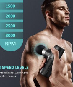 arboleaf Mini Massage Gun Deep Tissue, Muscle Massager for Back Pain Relief, Small Massage Gun Travel Massager Handheld, Quiet Percussion Massager Portable, Whole Body- FSA and HSA Eligible Grey-1 30 81ebJSQq2DL