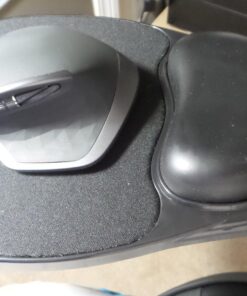 SKYZONAL Home Office Computer Arm Rest Chair Armrest Mouse Pad Mat Wrist Support Black (Please Measure Chair arm Rest Size and Confirm Our Straps Size Before Ordering) 34 81ebMuV5iKL